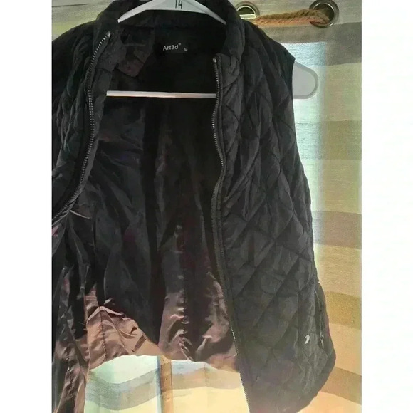 Women's Art3d NAVY Vest Size M - Picture 5 of 11